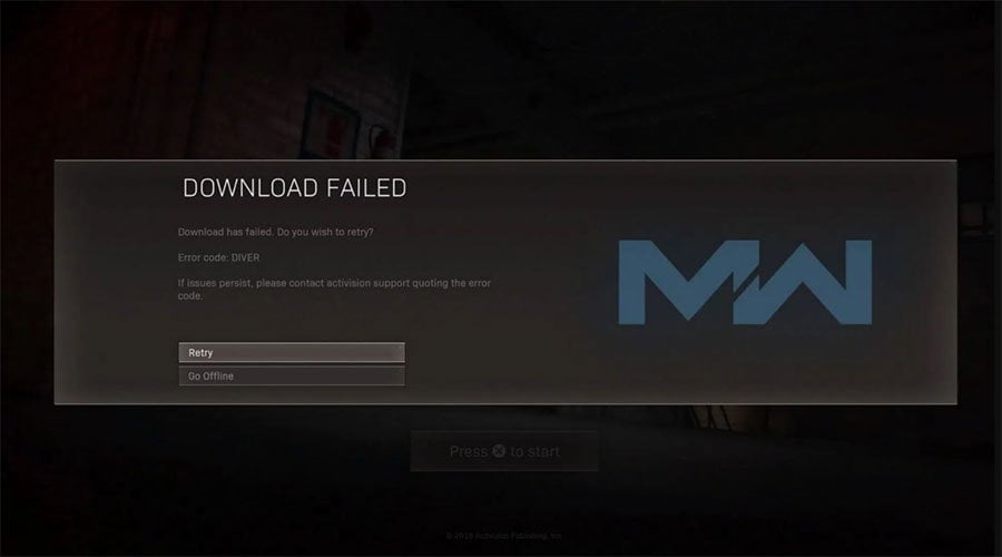 How to Fix Warzone and Modern Warfare Diver Error 6 Code