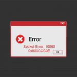 Fix: Socket Error: 10060, 0x800CCC0E