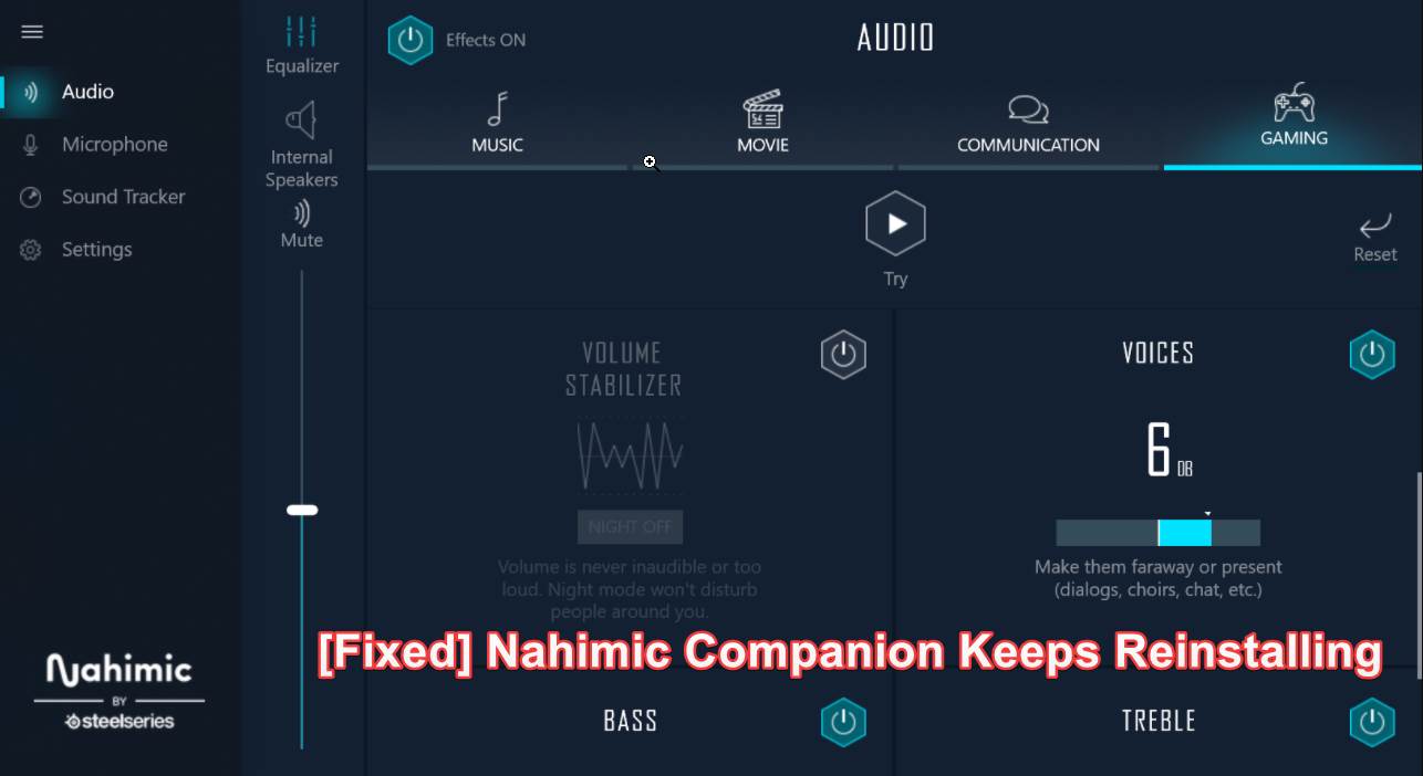 [Fixed] Nahimic Companion Keeps Reinstalling 