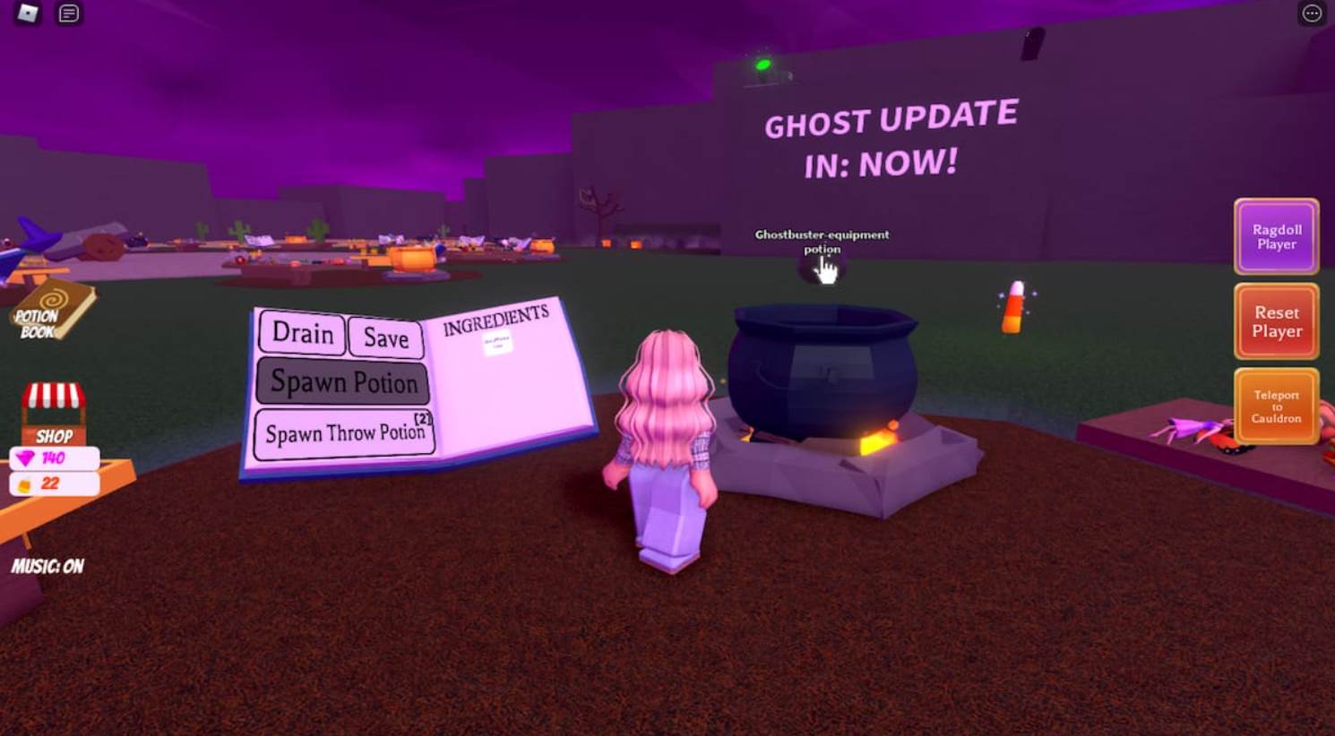 How to Get the Ghost Ingredient in Roblox Wacky Wizards