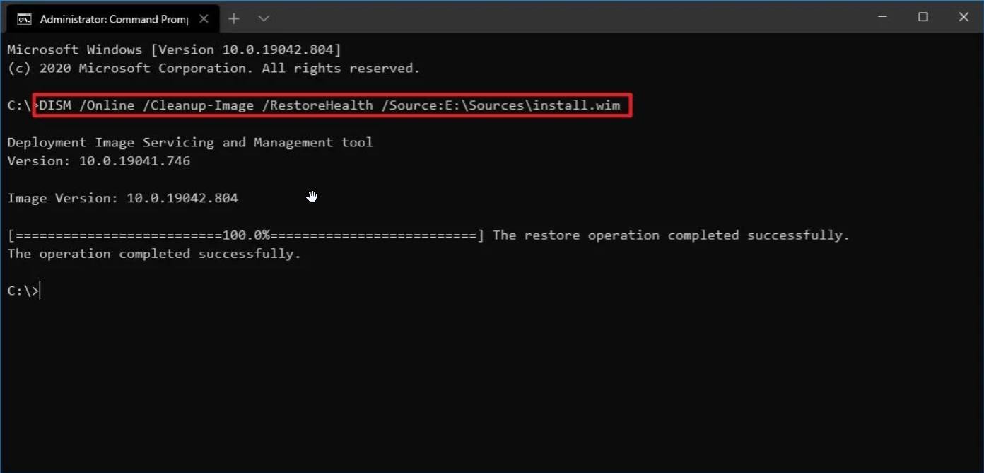 How to Use DISM Command tool to Repair Windows 10 image