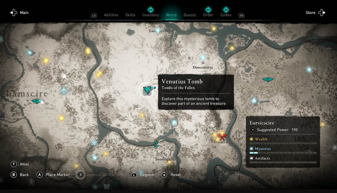 All Tombs of the Fallen Locations in Assassin’s Creed Valhalla