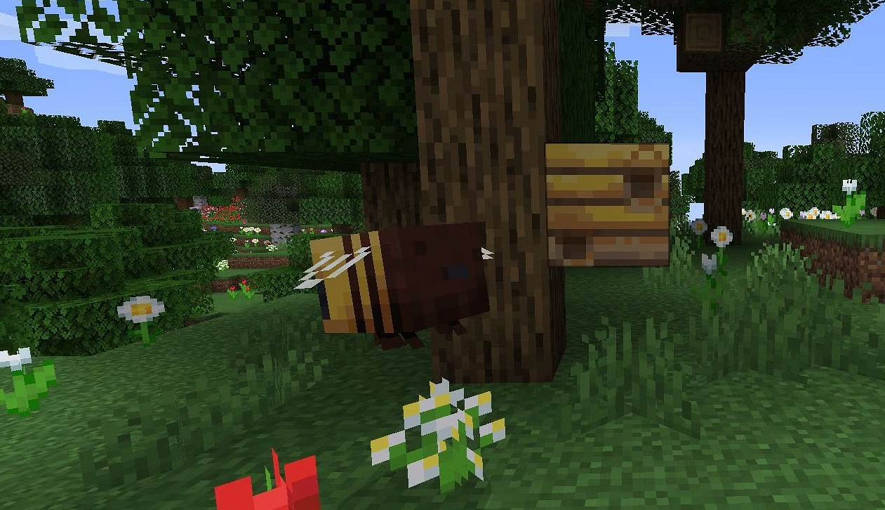 Bee Pollination in Minecraft: How Does it Help?