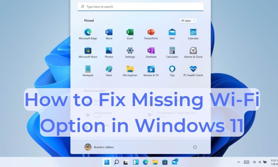 How to Fix a Missing WiFi Option in Windows 11