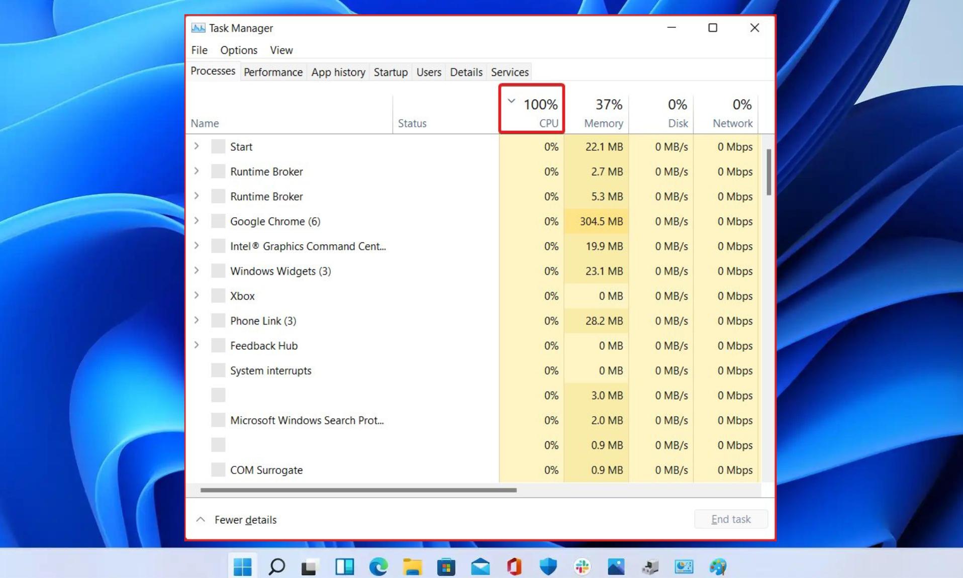 How to Fix High or 100% CPU Usage in Windows
