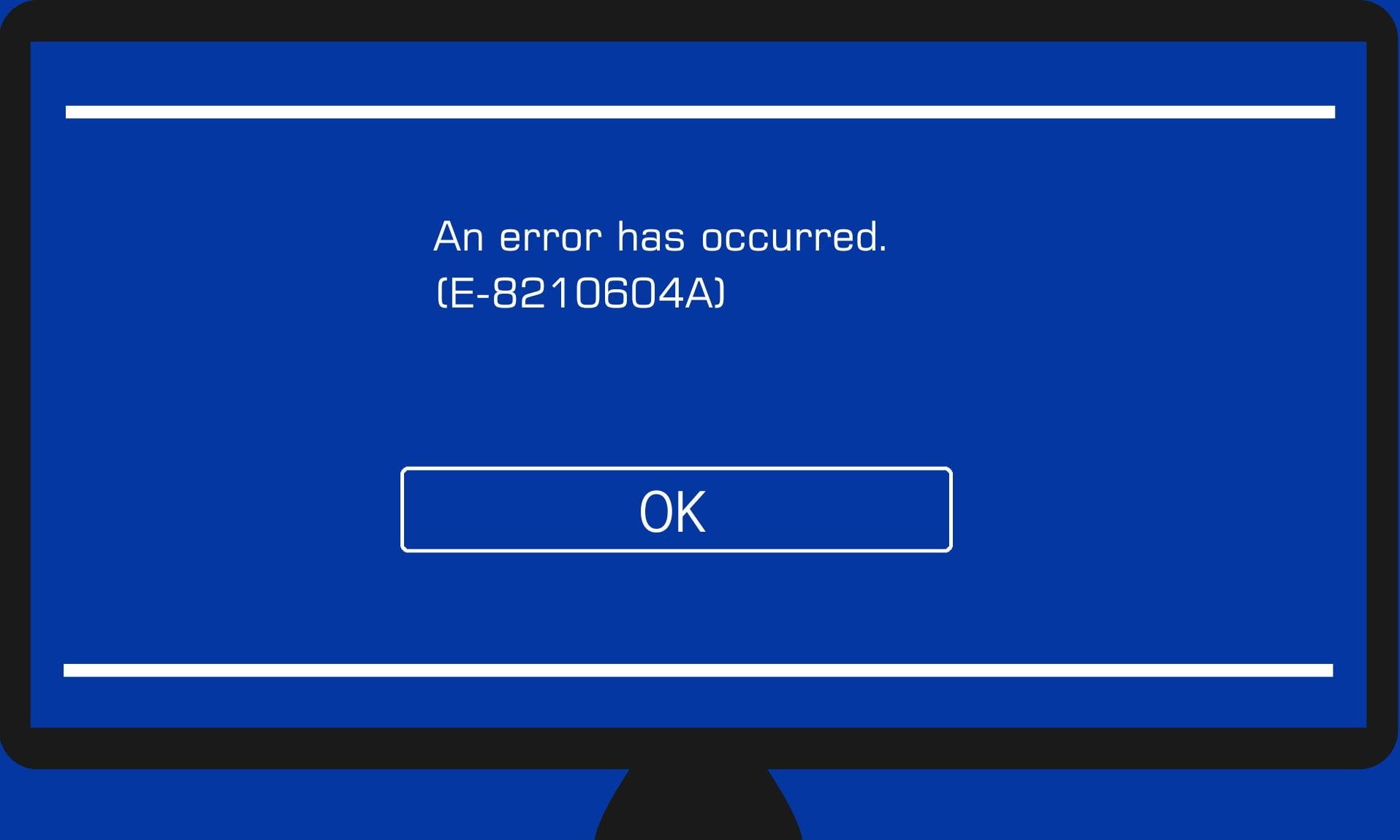 How to Fix PS4 Error Code E-8210604A?