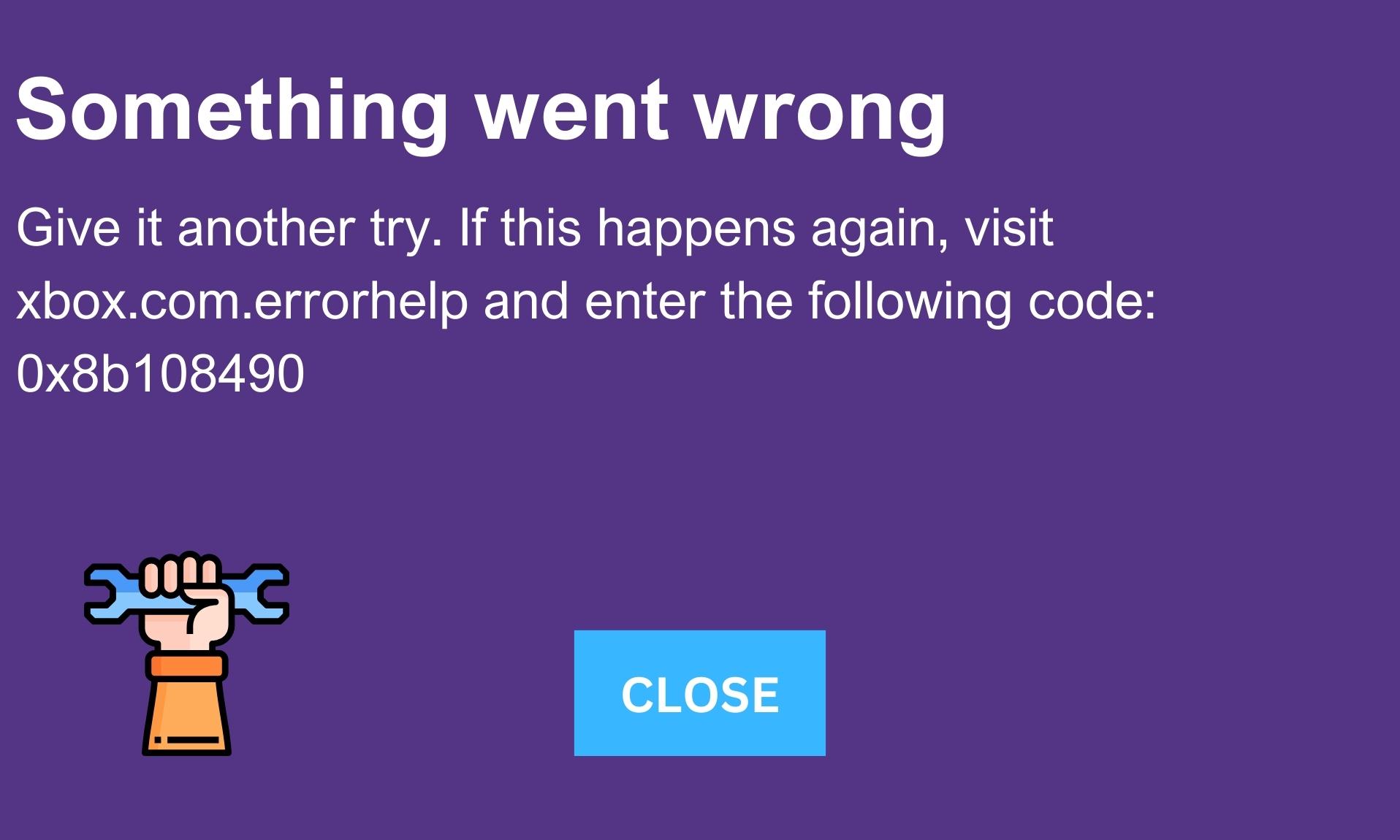 How to Fix Xbox Error Code 0x8b108490